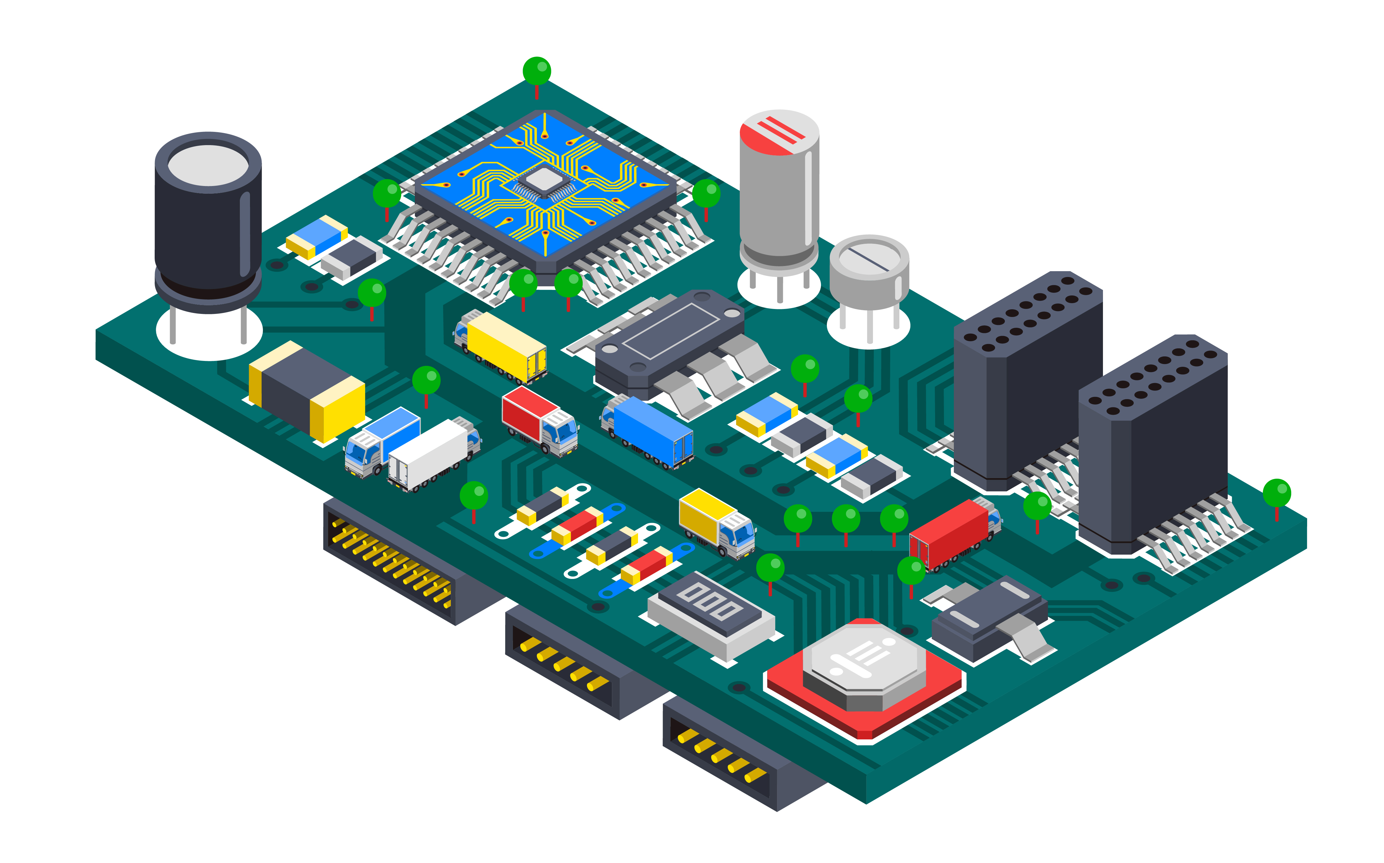 Electrical and electronic parts