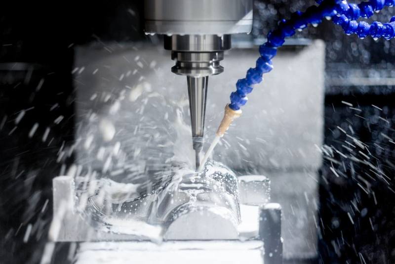 CNC machining of a precision steel component