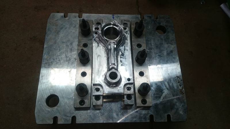 Connecting rod forging die