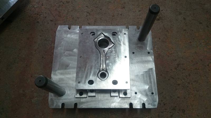 Machined die components