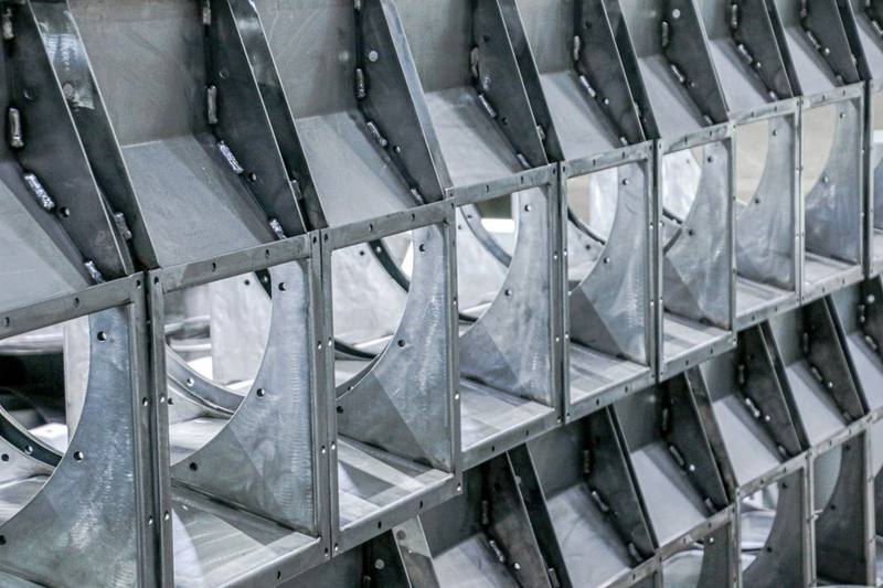 Hot dip galvanised steel brackets