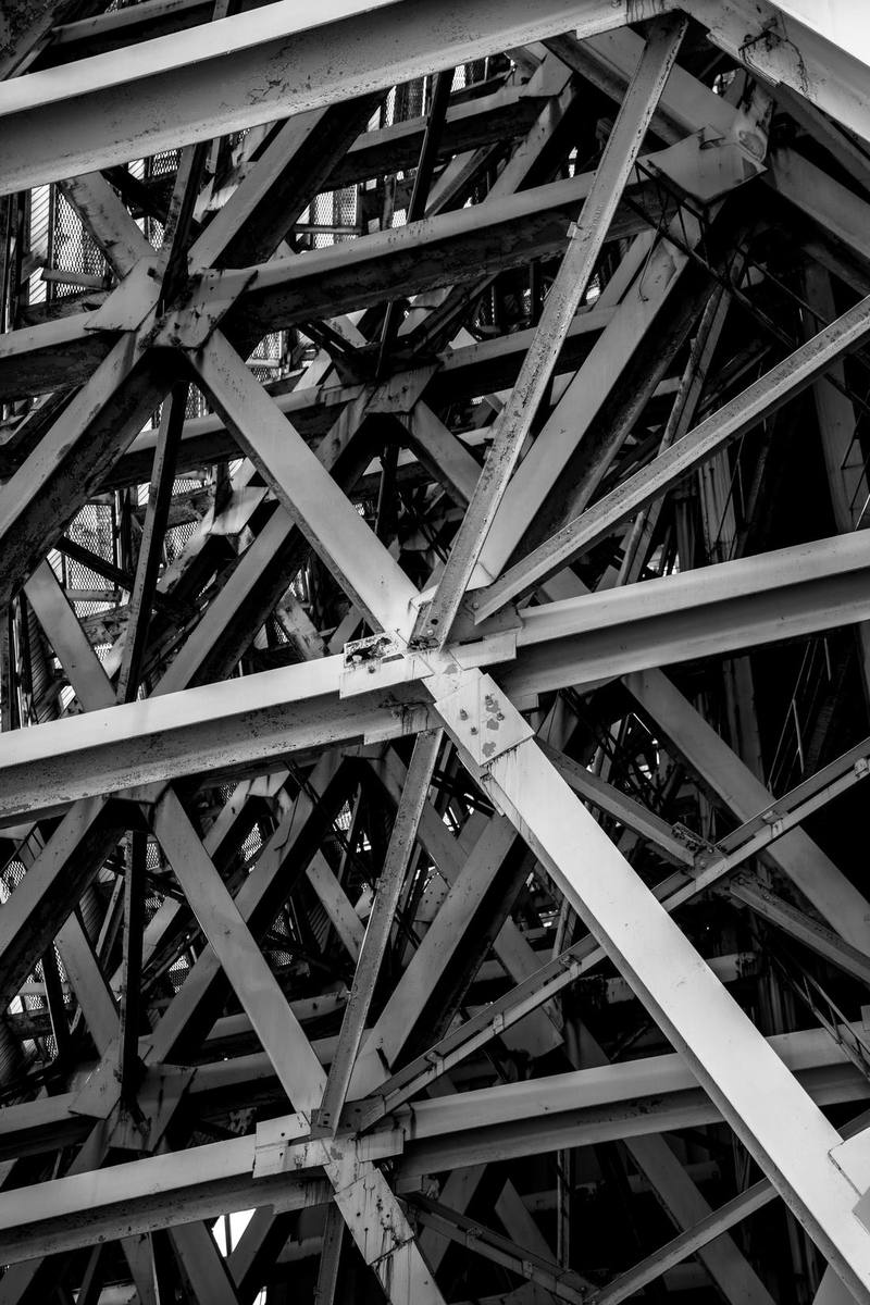Galvanised structural steelwork