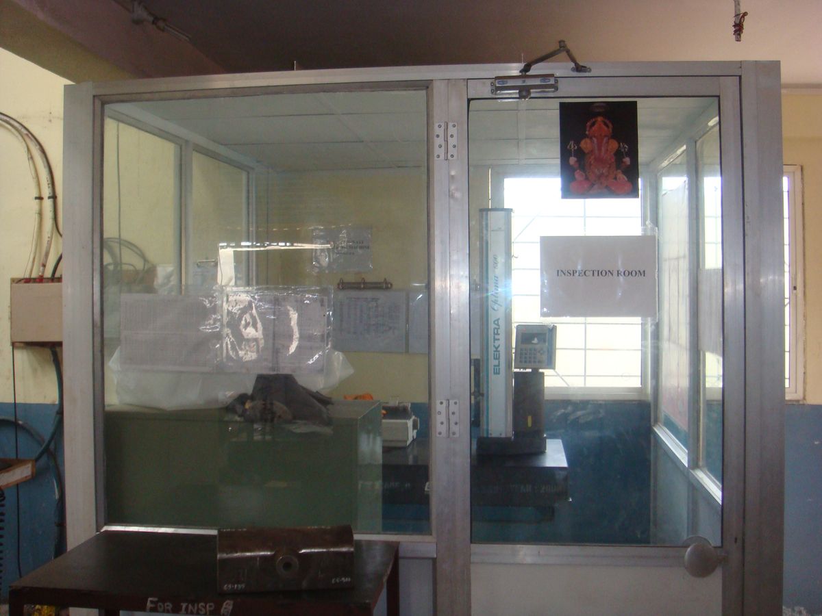 Dedicated inspection room at a partner facility