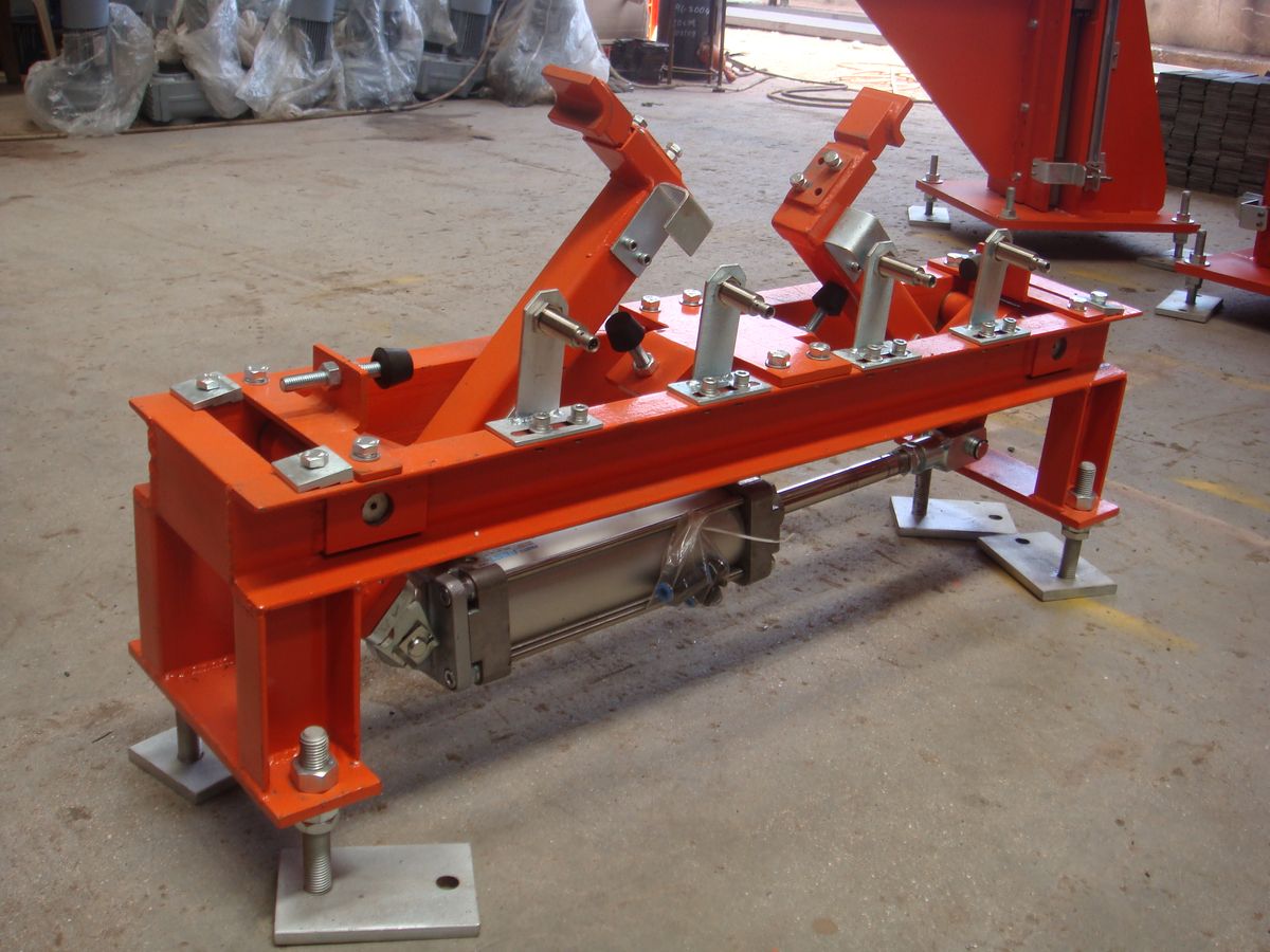 Completed machine assembly before shipping