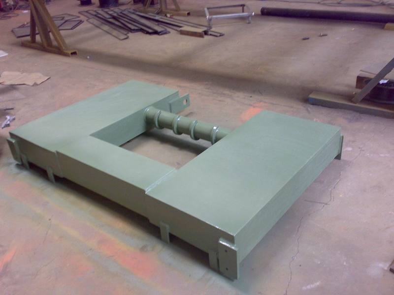 Heavy fabricated machine base