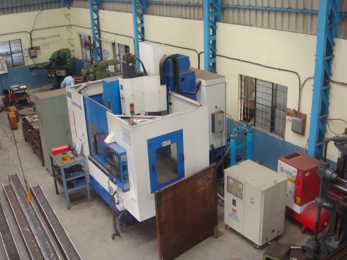 Machine shop at a partner facility in India