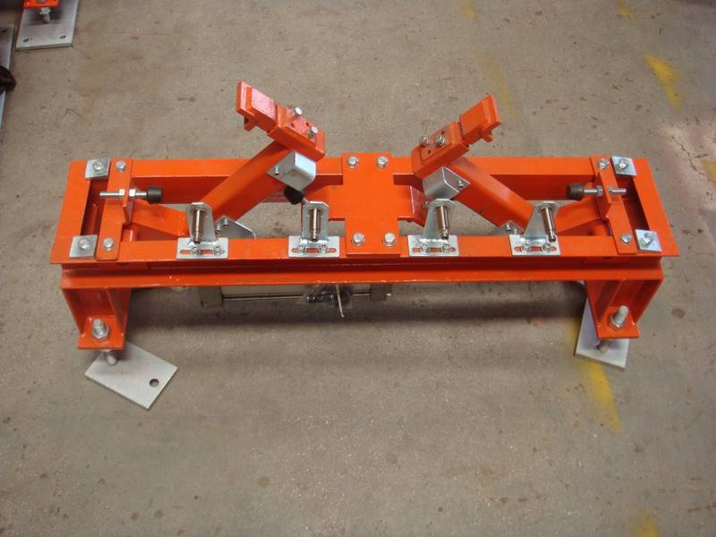 Fabricated skid locking device assembly