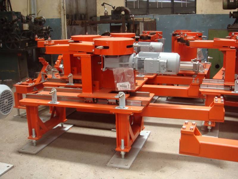 Fabricated sliding station assembly