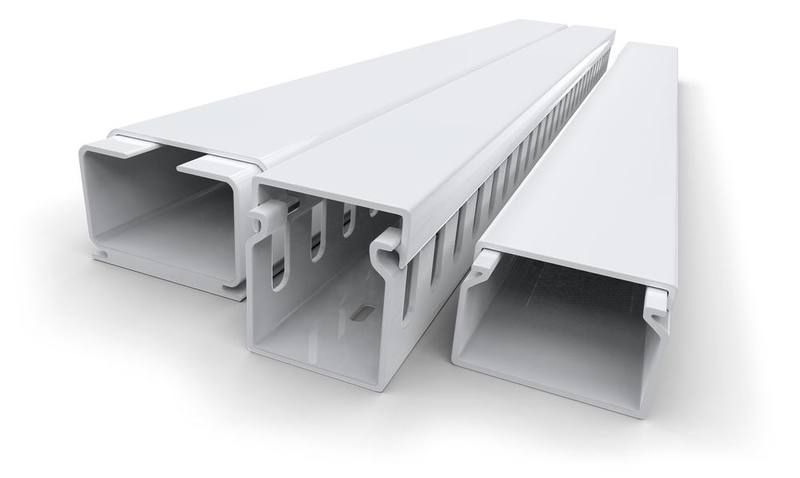 Coated steel channel sections