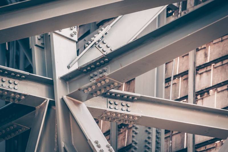 Structural steel fabrication for plant support
