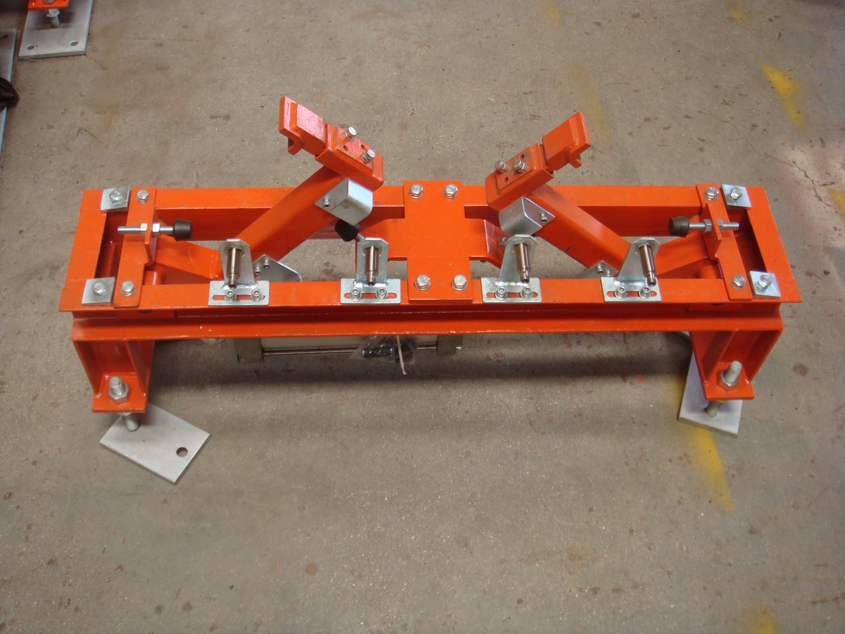 Welded and painted machine assembly